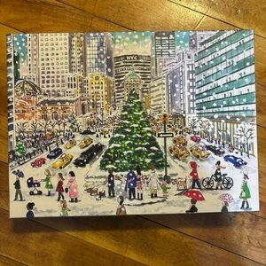 Galison | SNOWFALL ON PARK AVENUE BY MICHAEL STORINGS 1000 piece jigsaw puzzle
